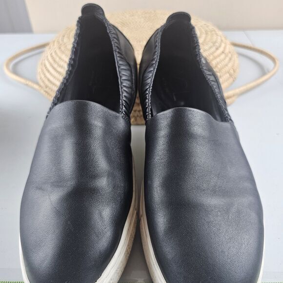 AGL ATTILIO GIUSTI LEOMBRUNI  Suzie Slip On sneakers Black Sz US 8.5 Retail $399 - Picture 10 of 12